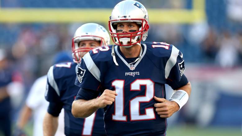 Tom Brady and the New England Patriots look to fix some early-preseason offensive woes against the Carolina Panthers Friday. (Getty)