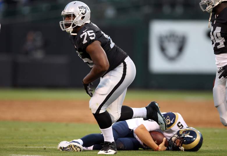 The Raiders defense clobbered the Rams last week. Getty)