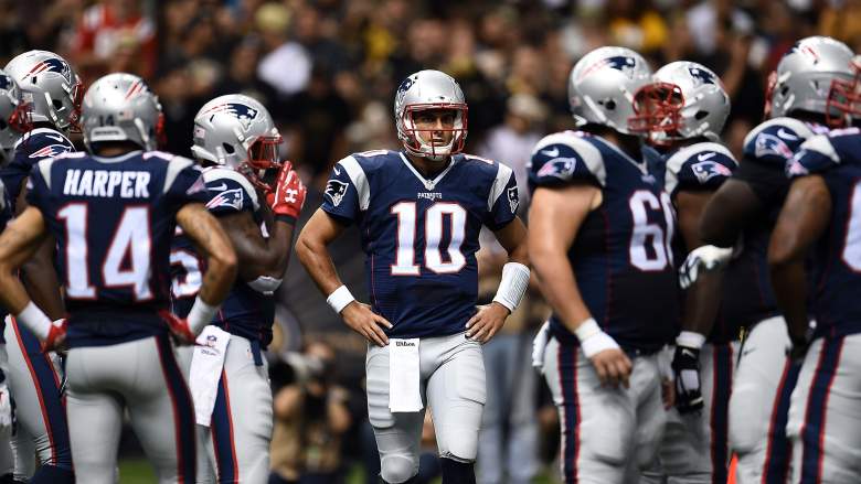 The New England Patriots will be looking to fix their first-team offensive woes this week when they match up against the Carolina Panthers. (Getty)