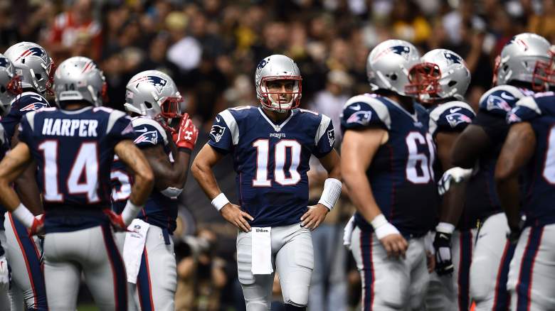 Jimmy Garoppolo and the New England Patriots take on the New York Giants in the 2015 preseason finale. (Getty)