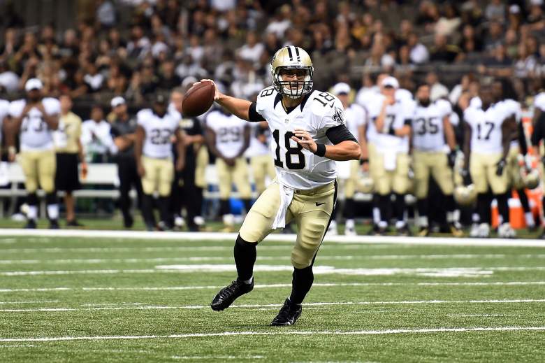 Saints rookie Garrett Grayson will get plenty of action in Week 4 as the starters are rested. Getty)