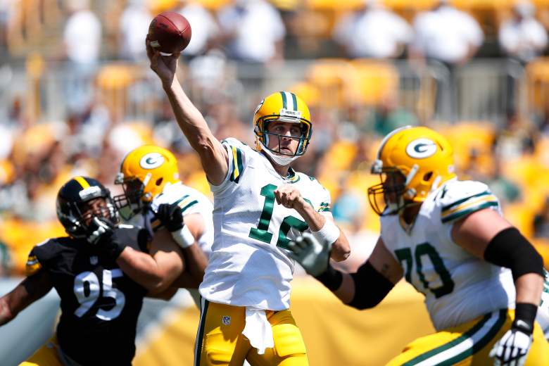 Packers quarterback Aaron Rodgers has two brothers, Luke and Jordan. Getty)
