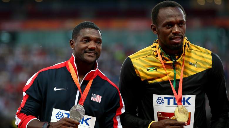 Justin Gatlin (L) and Usain Bolt make up one of the most compelling rivalries in sports. They'll meet once again Thursday in the 200m final at the 2015 IAAF World Championships. (Getty)