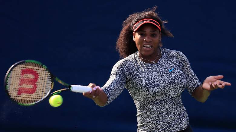 Serena Williams begins play at the US Open, where she looks to become the first player since Steffi Graf to complete the calendar grand slam. (Getty)