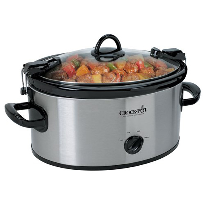 Crock-Pot SCCPVL600S Cook' N Carry 6-Quart Oval Manual Portable Slow Cooker, crock pot, crock pot slow cooker, slow cooker