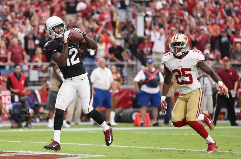 Cardinals receiver John Brown should see a heavy workload in Week 1 vs. New Orleans. (Getty)