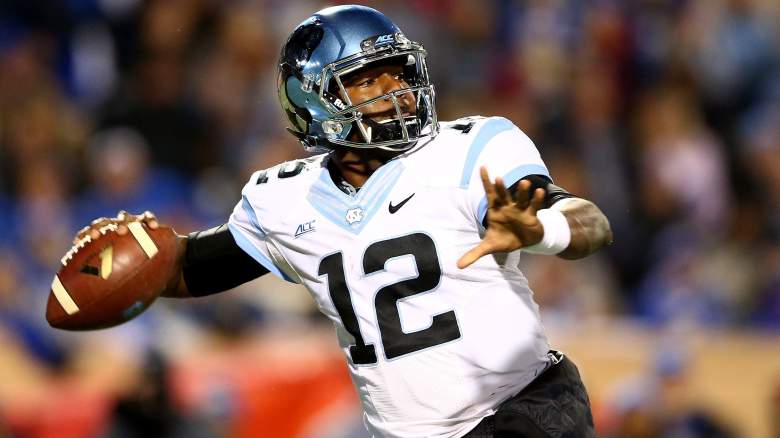Marquise Williams leads North Carolina against intrastate rival South Carolina in the season opener. (Getty)