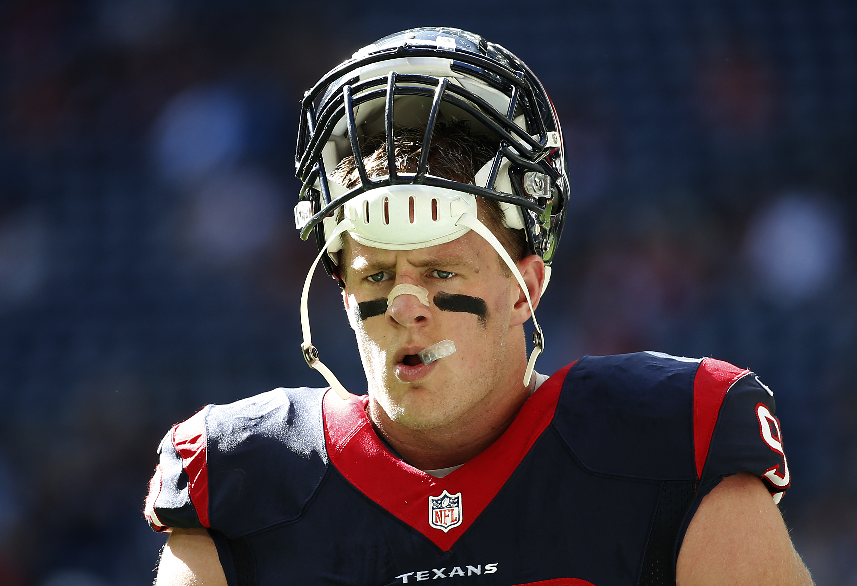 J.J. Watt is the league's most visible player that is not currently in a romantic relationship (Getty).
