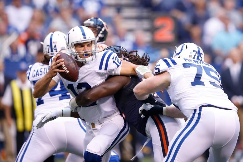 Andrew Luck won his only start against Buffalo in 2012. (Getty)