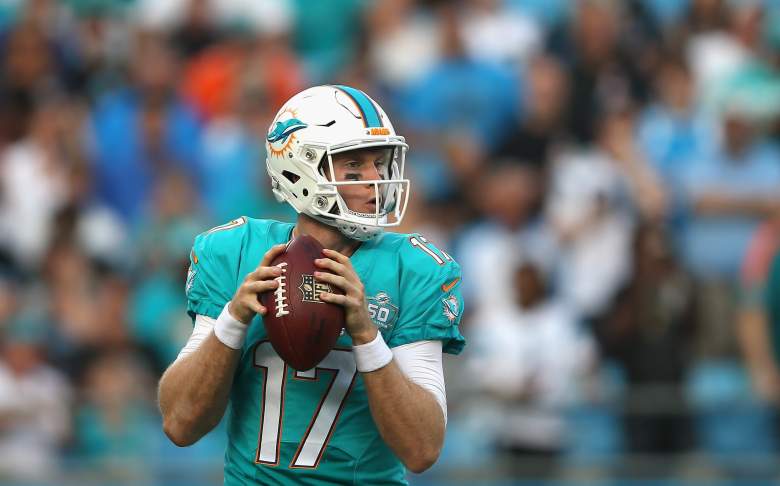 Ryan Tannehill has a much-improved cast of receivers for 2015. (Getty)