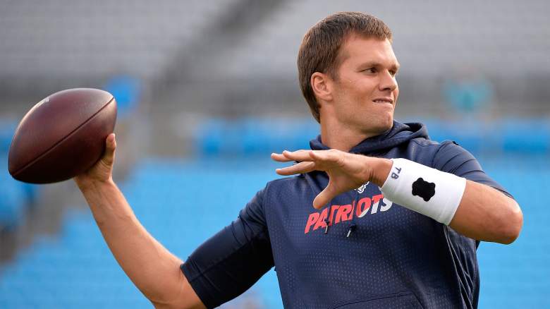 Tom Brady is back, making the Patriots strong Week 1 favorites against the Steelers. (Getty)
