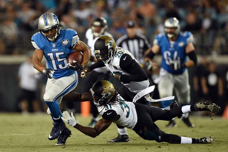 Lions receiver Golden Tate. Getty)