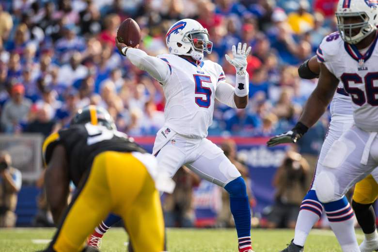 Tyrod Taylor was named the starting quarterback for the Bills in Week 1. Getty)