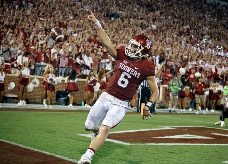 Baker Mayfield had a great Oklahoma debut. (Getty)