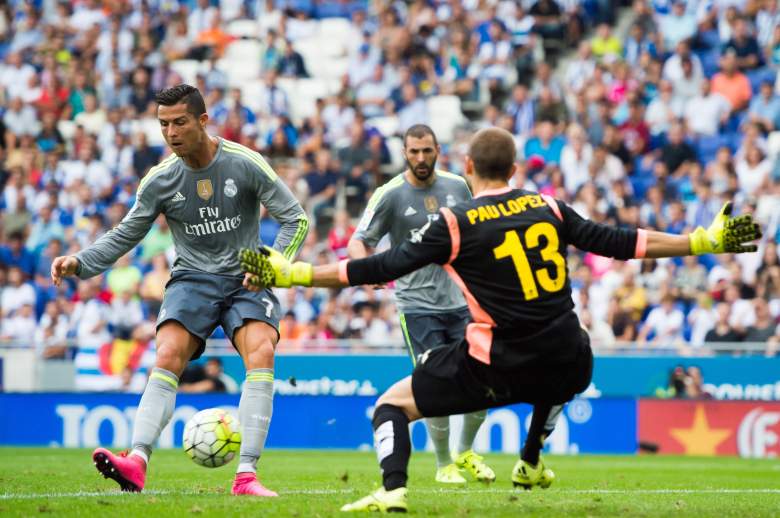 Cristiano Ronaldo scored five times against Espanyol Saturday. Getty)