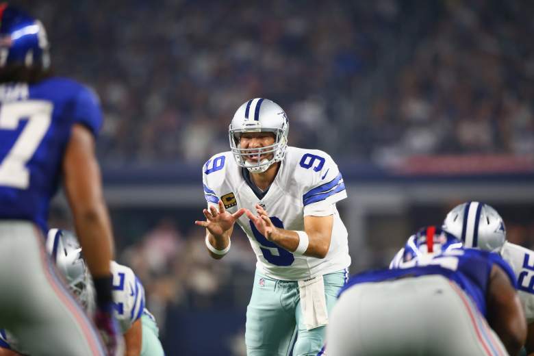 Tony Romo led the Dallas Cowboys to a last-second win Sunday night in Week 1. (Getty)