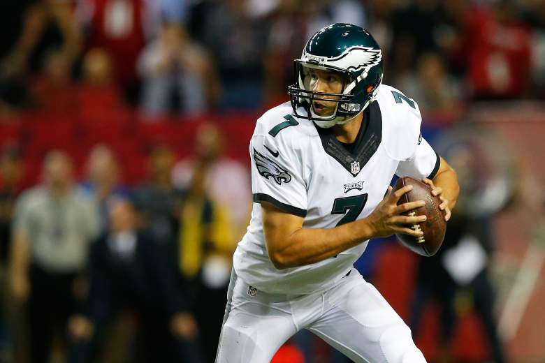Eagles quarterback Sam Bradford started slowly, but picked it up in the second half of Week 1. (Getty)