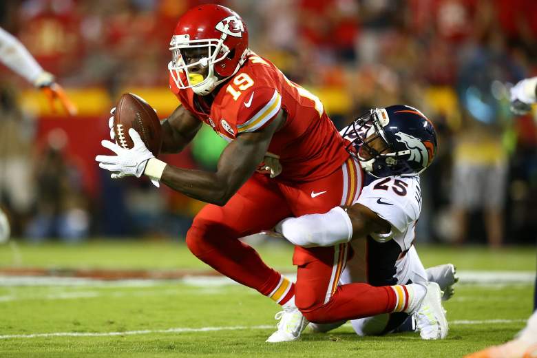 Chiefs receiver Jeremy Maclin has yet to find the end zone after catching 10 touchdown passes last season. Getty)