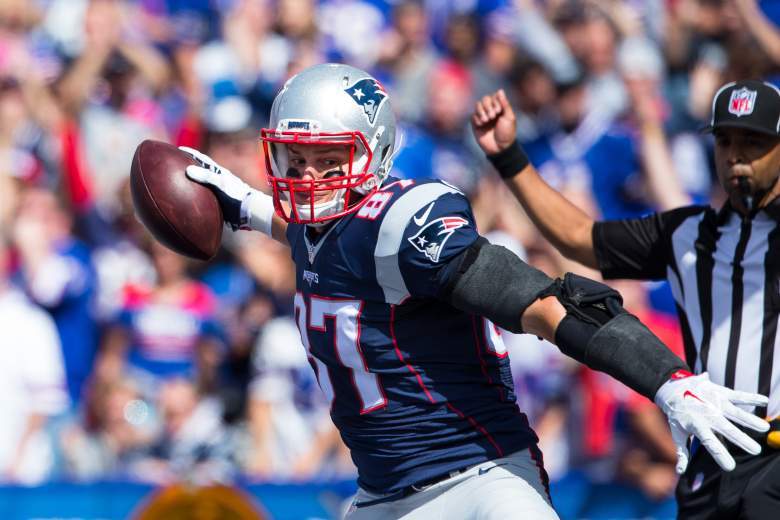 Patriots tight end Rob Gronkowski is off to a scorching start. (Getty)
