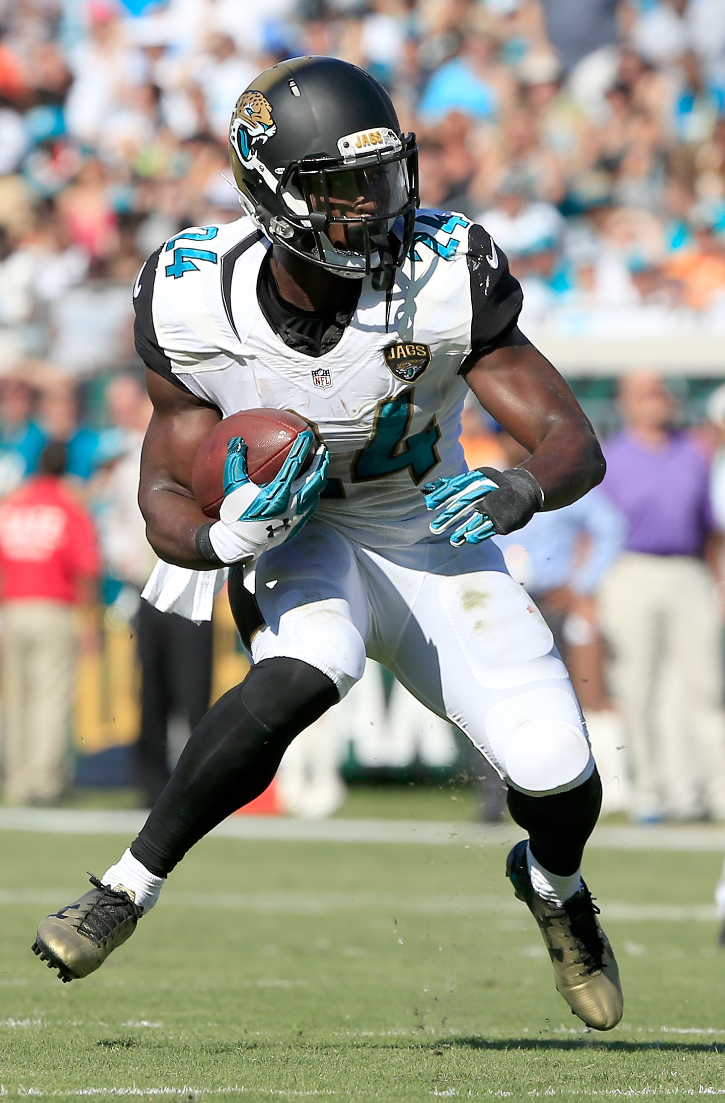 T.J. Yeldon finished with 80 yards on 25 carries in Jacksonville's first win of the season (Getty).