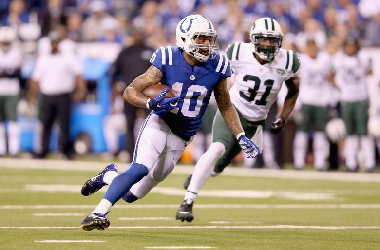 Donte Moncrief has become one of Andrew Luck's favorite targets. (Getty)