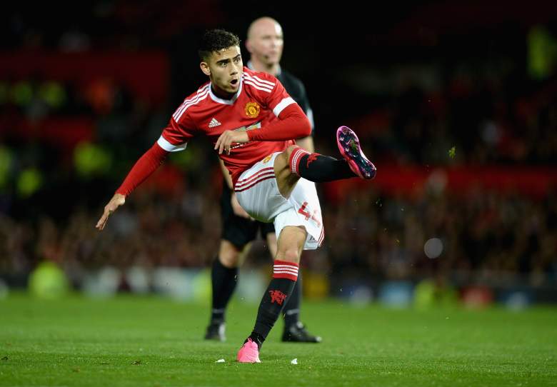Manchester United teenager Andreas Pereira scored a goal in the Capital One Cup in midweek. Getty)