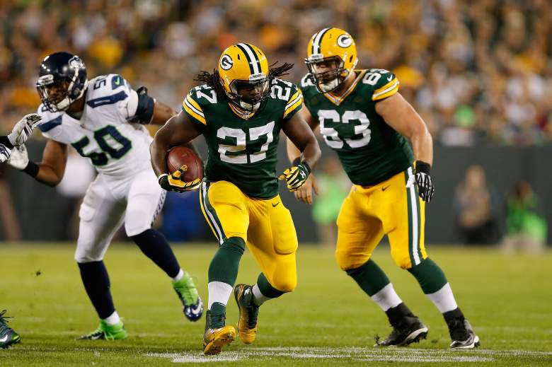 Packers running back Eddie Lacy may miss Sunday's game.