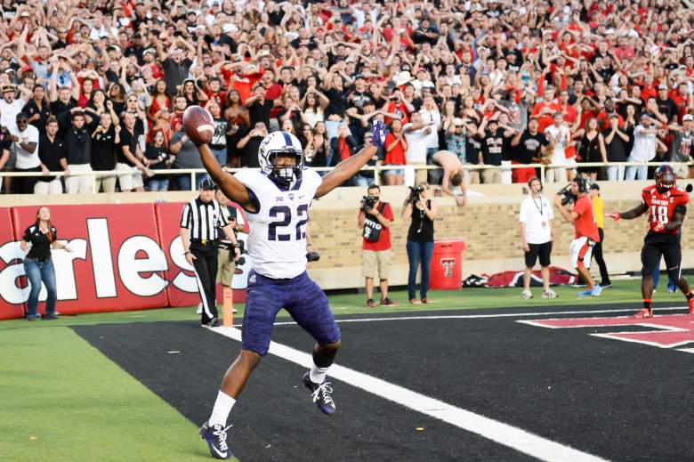 Aaron Green had the play of the day for TCU. -Getty