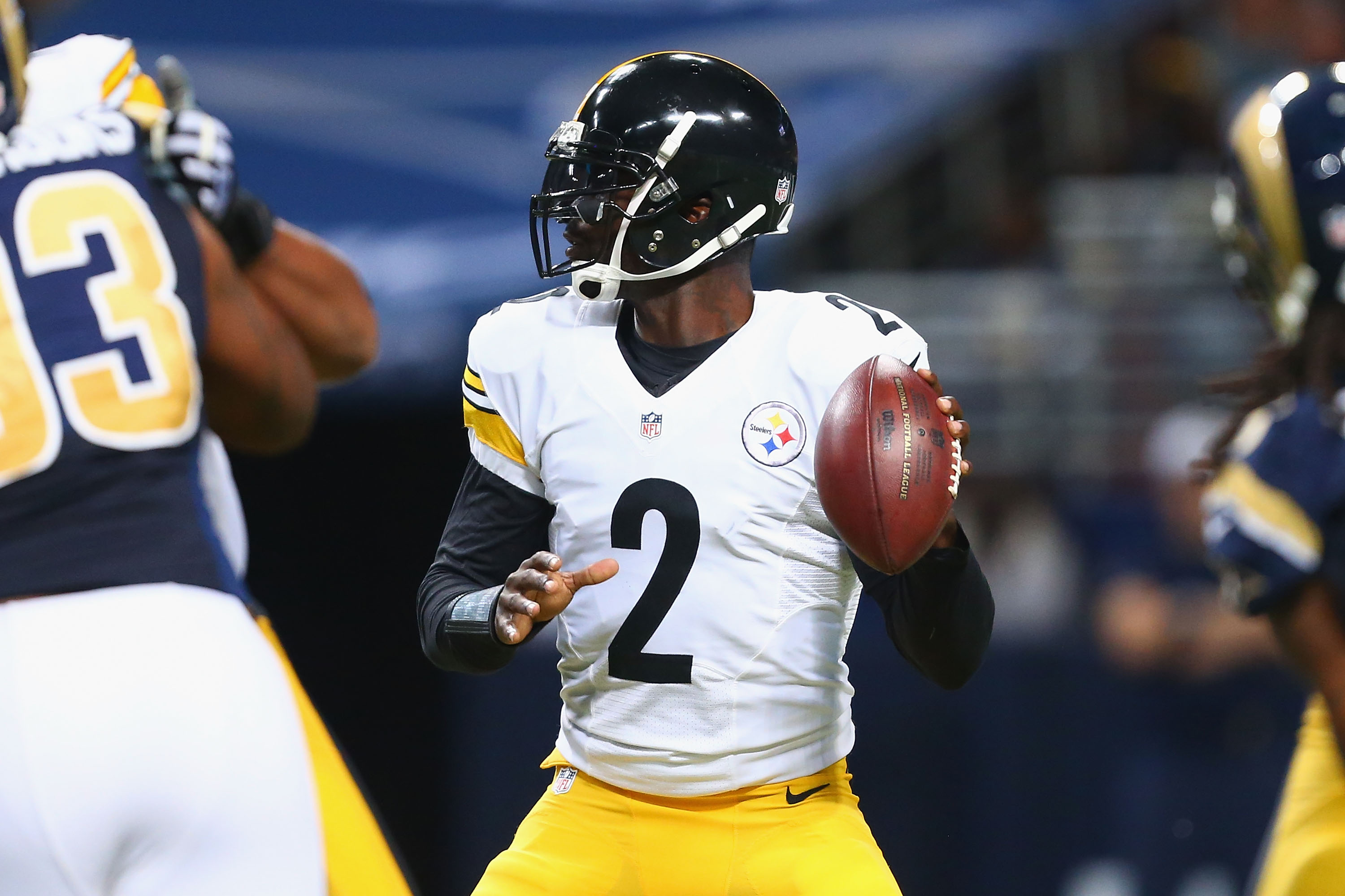 Michael Vick will likely start at QB for the Steelers on Thursday (Getty).