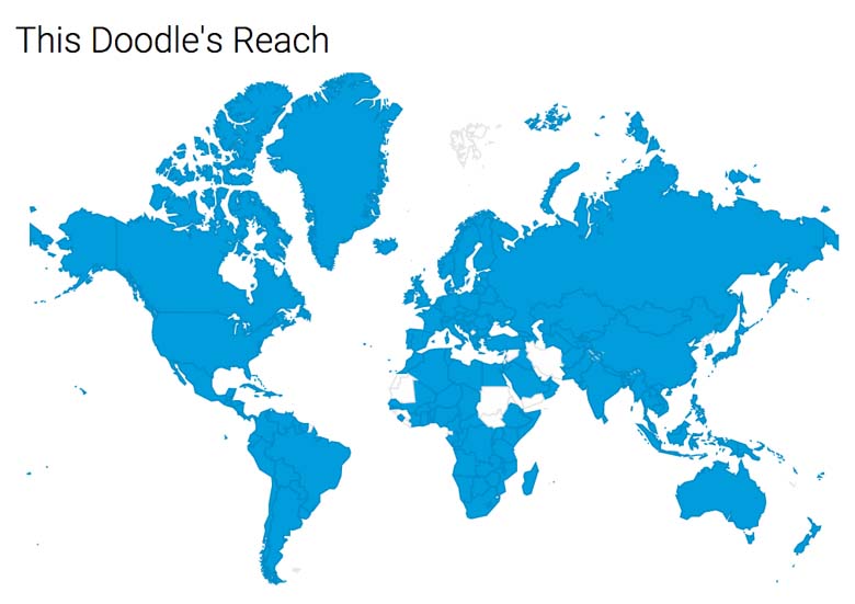 Google doodle reach