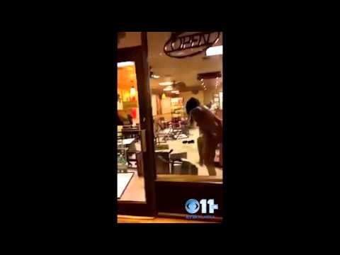 Subway restaurant destroyed by naked Alaskan woman high on 