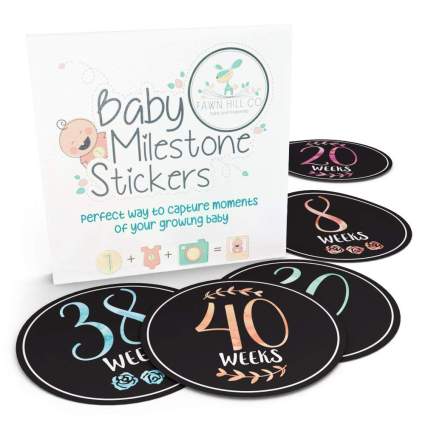 baby milestone stickers