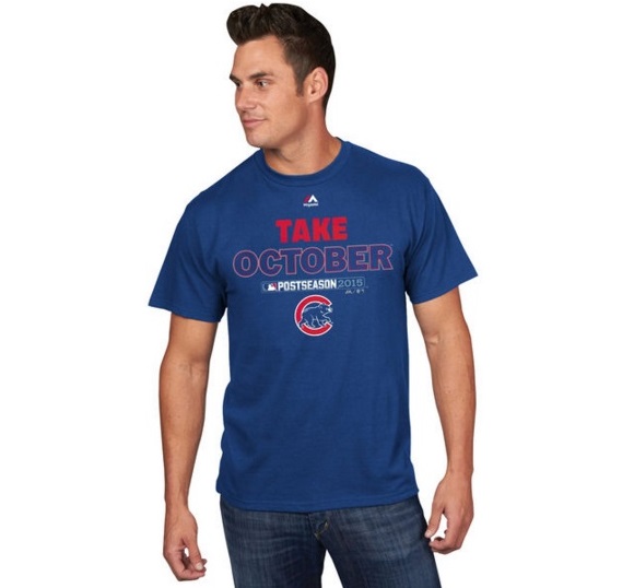 Chicago Cubs Fanatics Branded 2023 Postseason Locker Room Unisex T