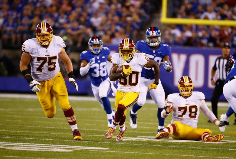Redskins rookie receiver Jamison Crowder has played a bigger role in the offense lately. (Getty)