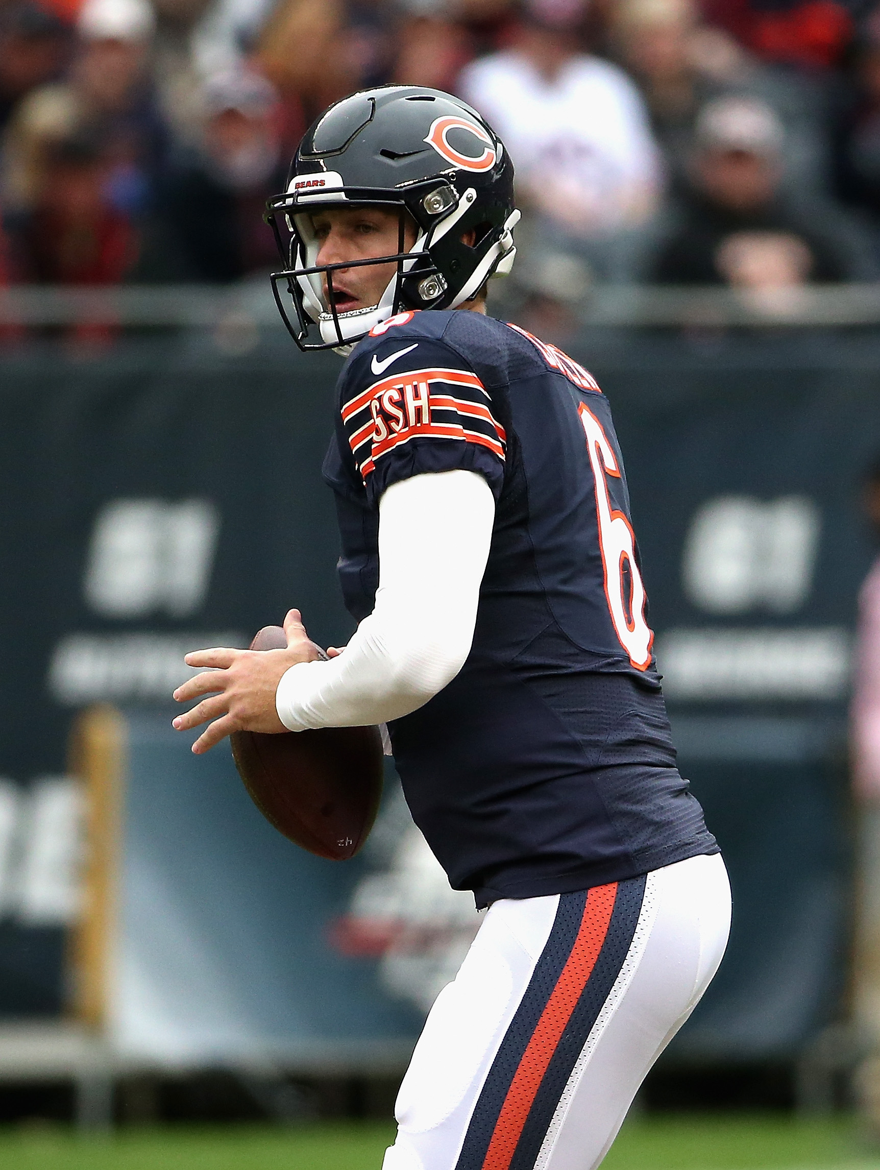 Jay Cutler coughed up the ball early Sunday. (Getty)