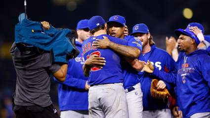 WATCH: Cubs Celebrate After Clinching Spot in NLCS