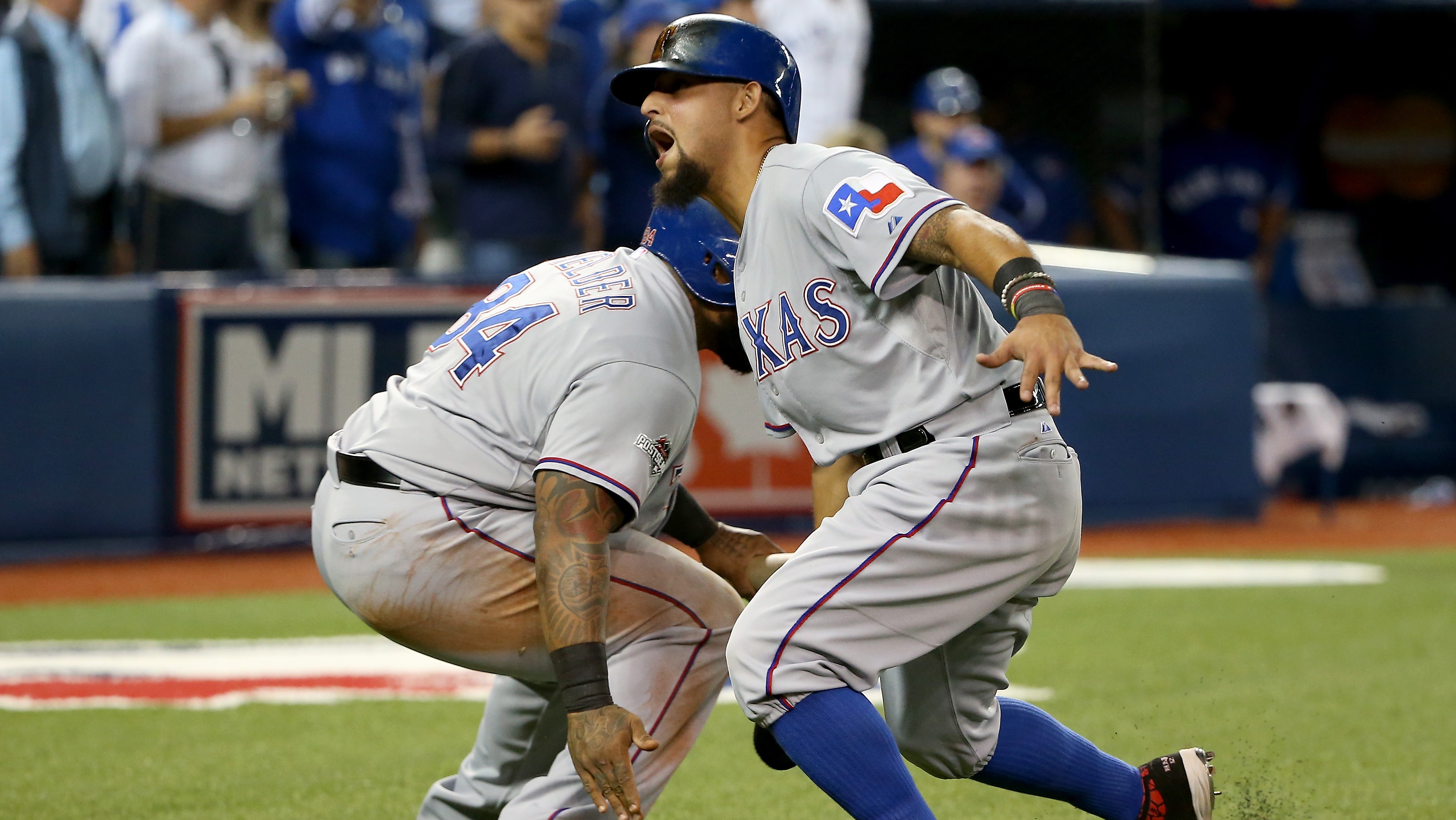 Rougned Odor out with sore knee - Lone Star Ball