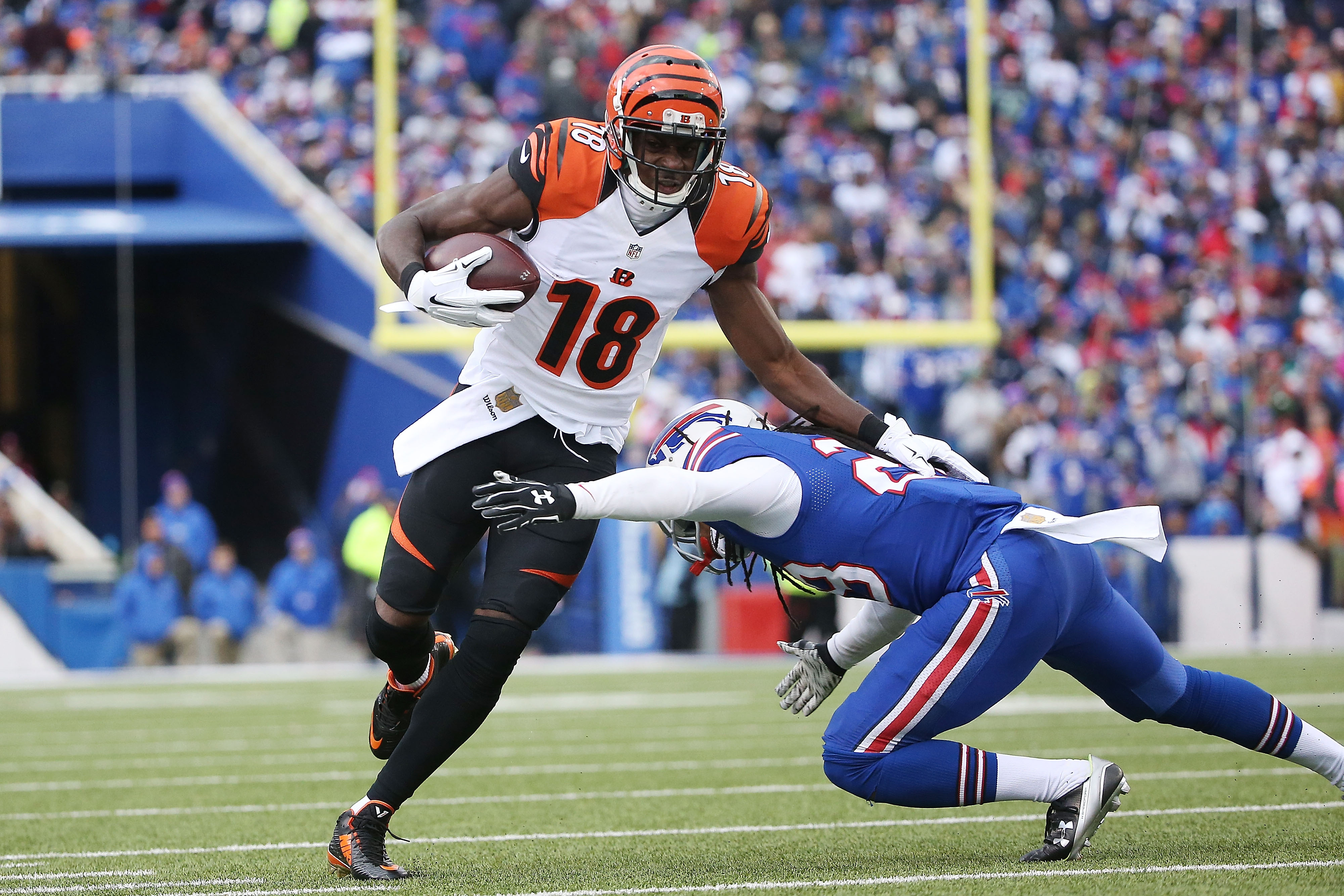 A healthy AJ Green has the Bengals offense clicking. (Getty)