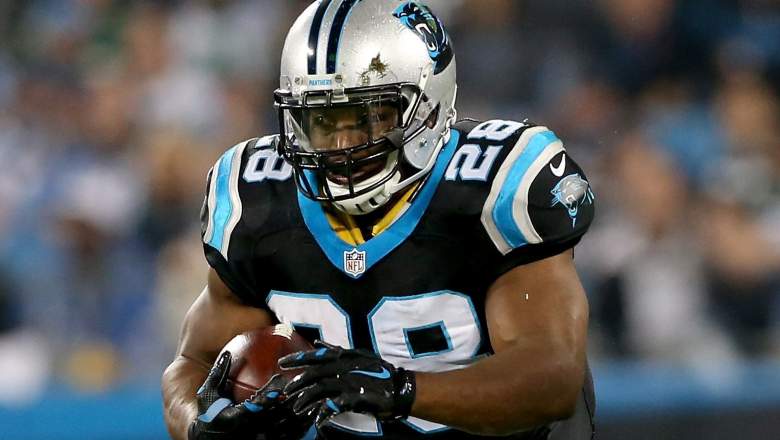 Panthers running back Jonathan Stewart is coming off two productive games. (Getty)