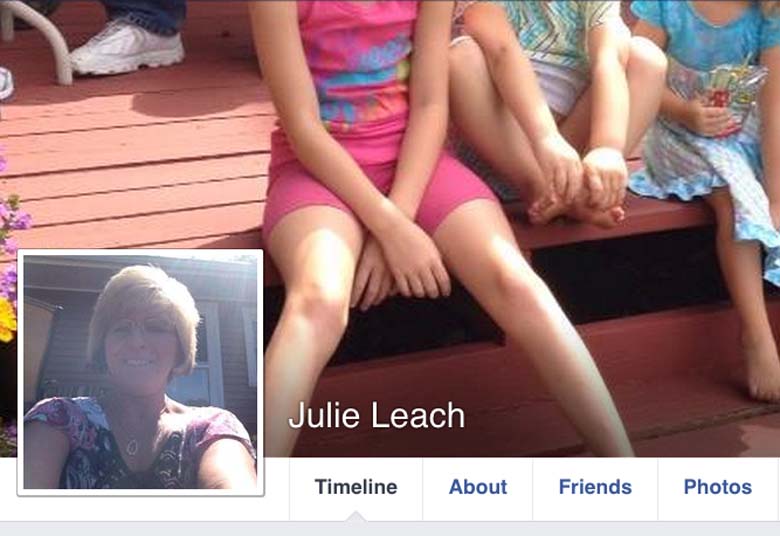 Julie Leach Facebook post