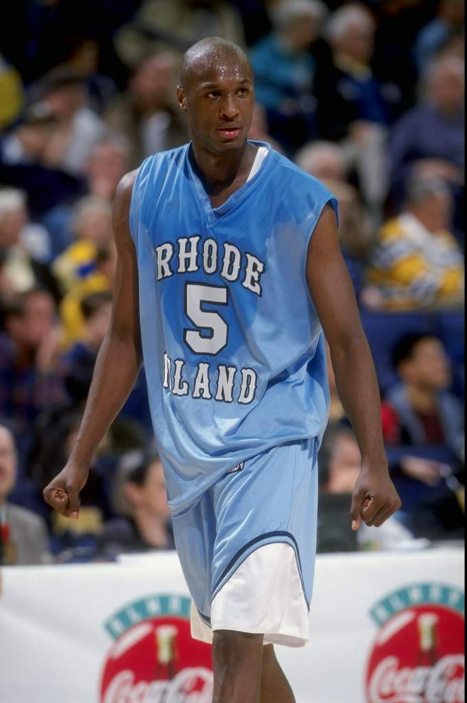 Lamar Odom was a High School All-American out of New York before starring at Rhode Island. (Getty)