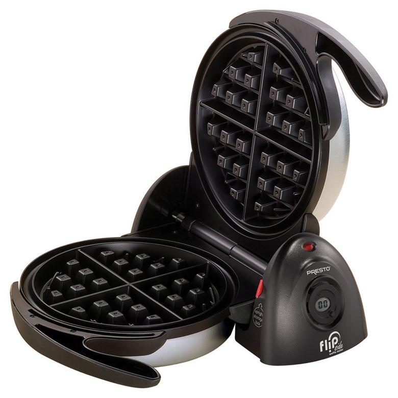 presto 03510 flipside belgian waffle maker with ceramic nonstick finish