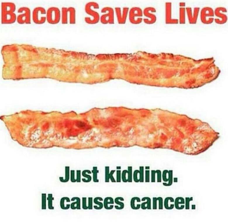 bacon, cancer, bacon cancer, processed meats, hot dogs, ham, salami, who, world health organization, carcinogenic