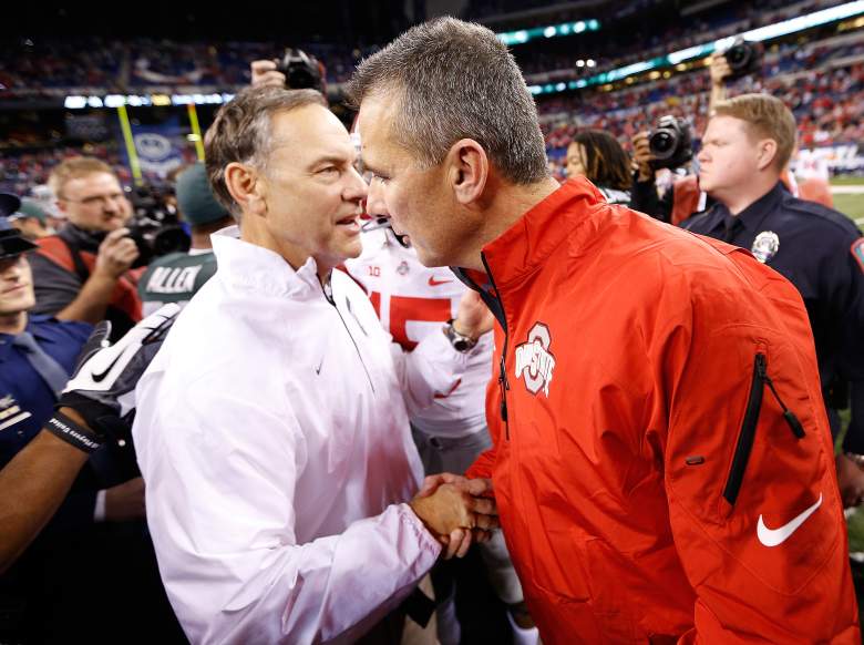 Michigan State takes on Ohio State in a Big Ten matchup. (Getty)