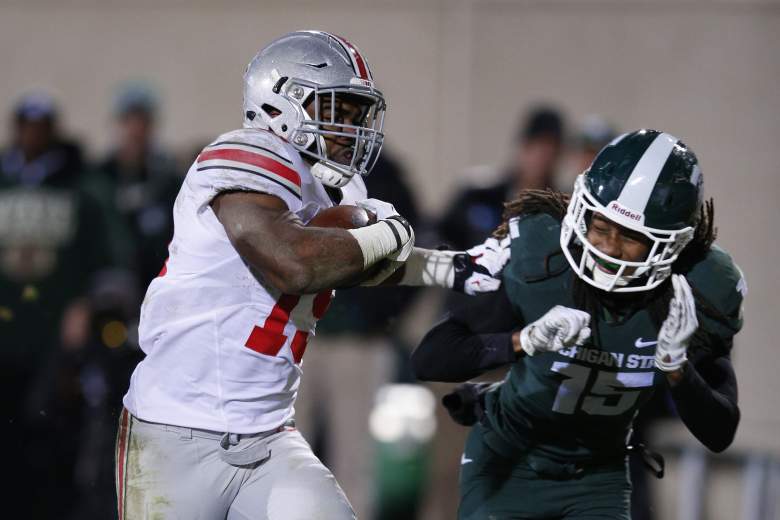 The Spartans and Buckeyes square off in a Big Ten battle. (Getty)