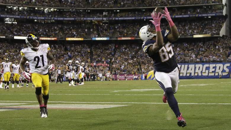Antonio Gates returned to the Chargers' lineup in Week 8. (Getty)