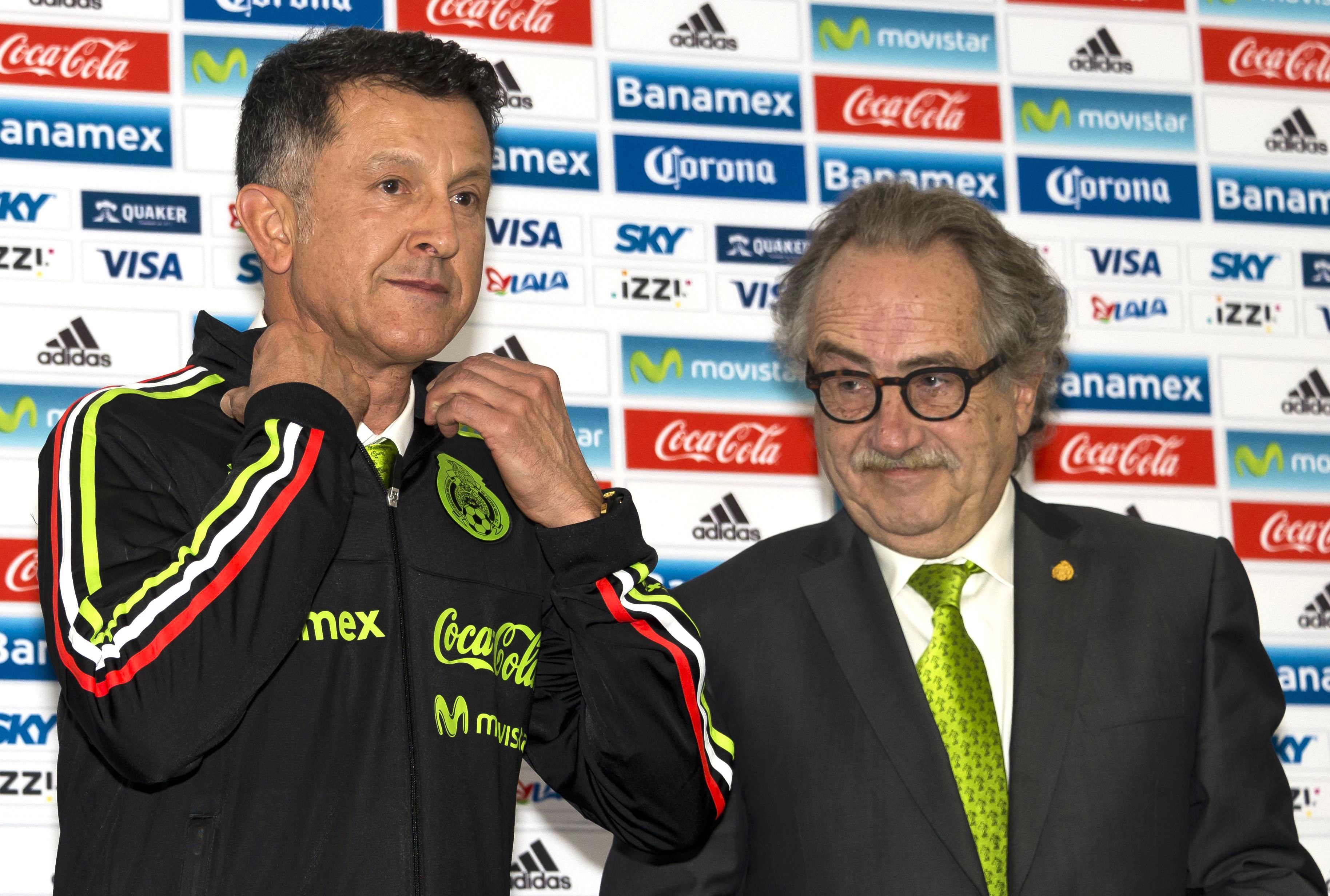 Colombian Juan Carlos Osorio has been Mexico's manager for just over one month. (Getty)