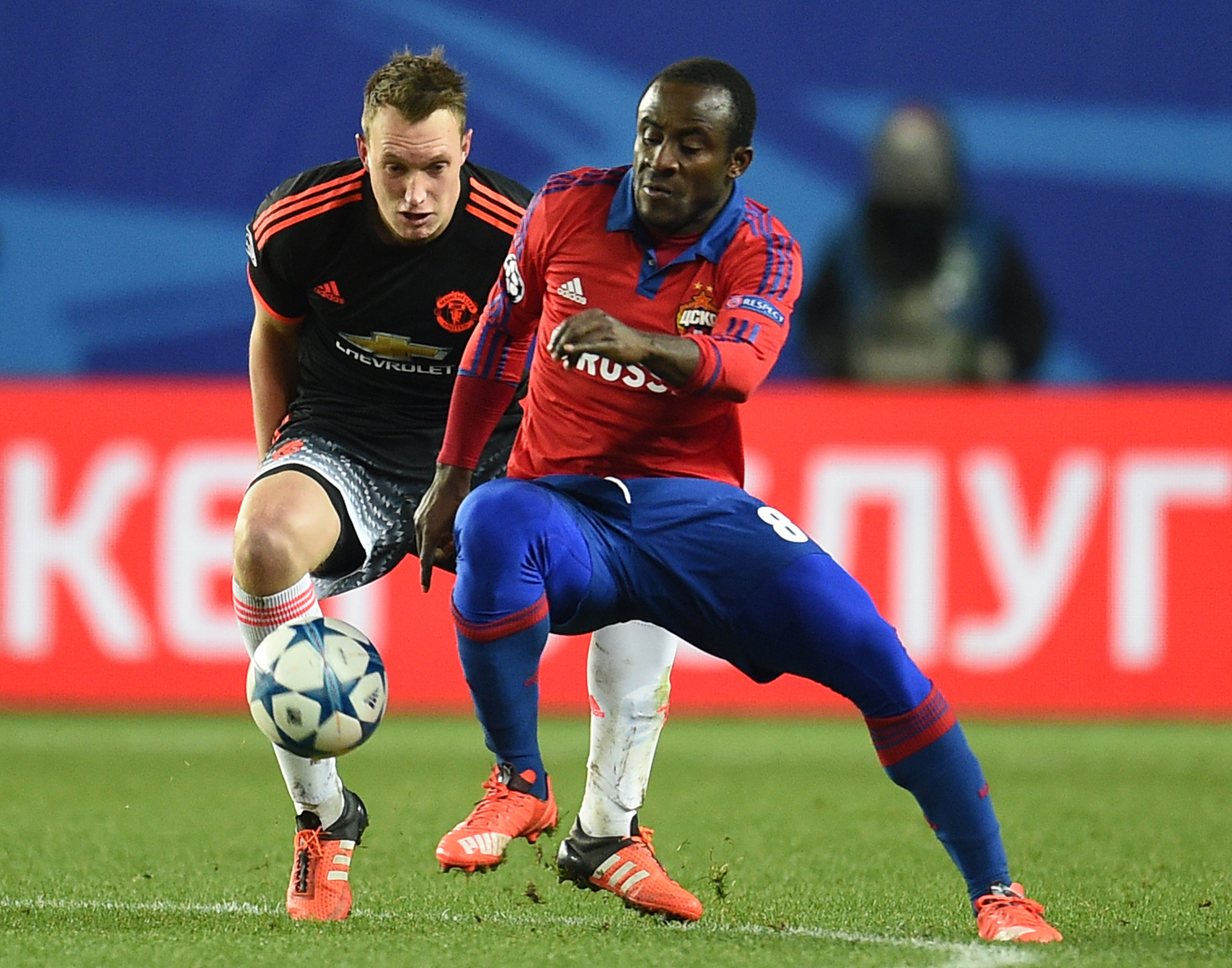 Doumbia and Phil Jones will square off once again on Tuesday. (Getty)