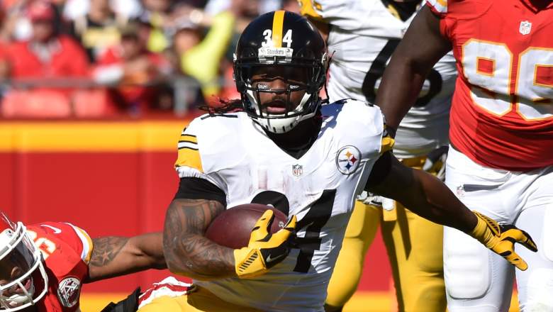 With Le'Veon Bell out for the season, DeAngelo Williams becomes the No. 1 running back in Pittsburgh. (Getty)
