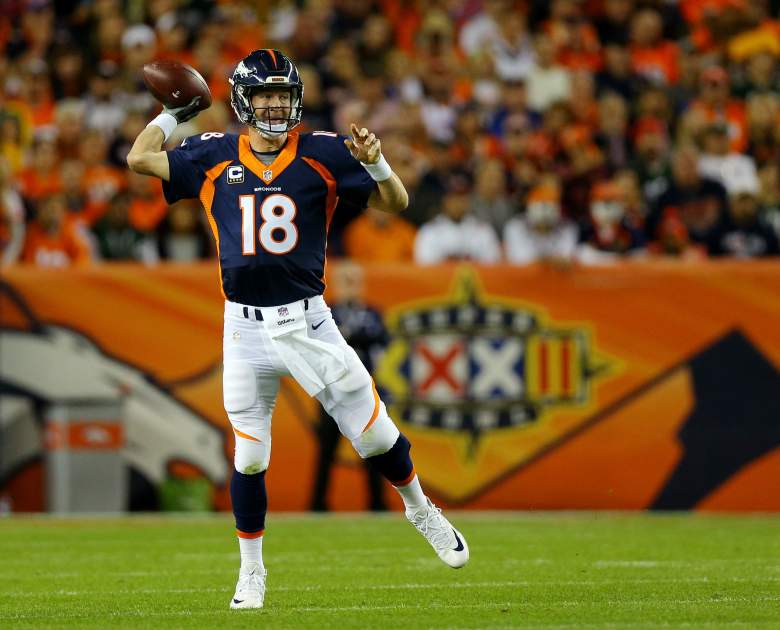 Peyton Manning looked like his old self against the Packers. (Getty)